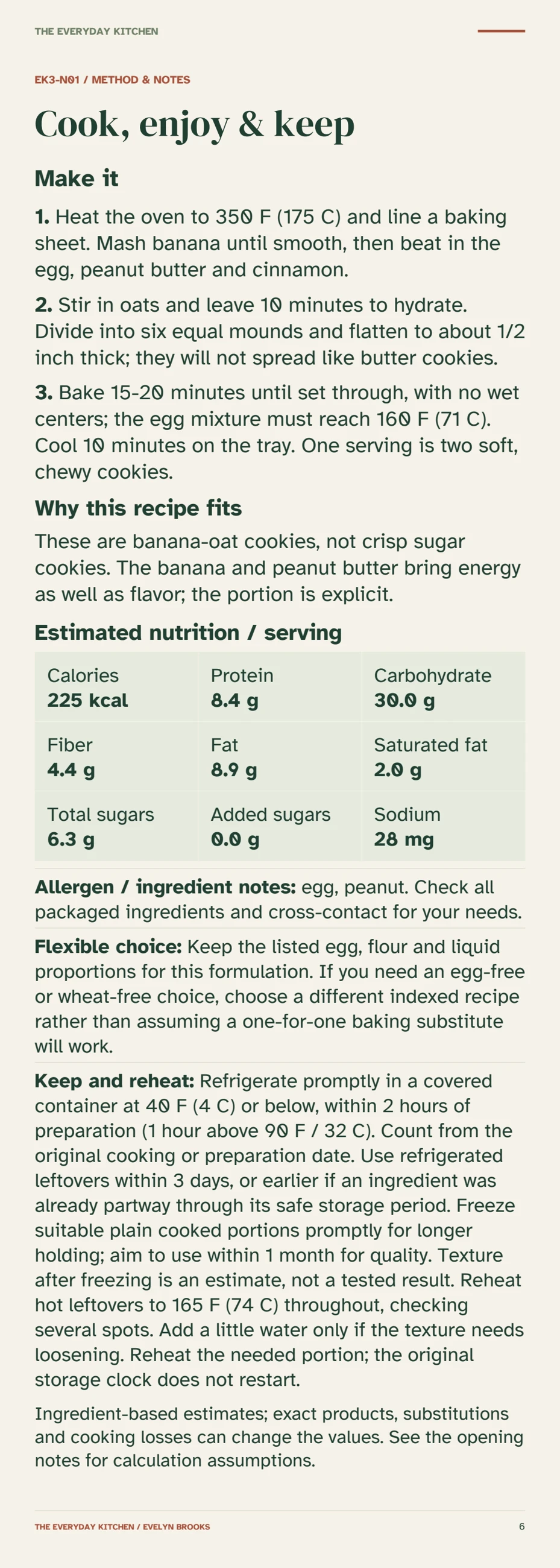 Enlarge the preparation and notes